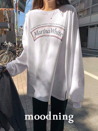 [MADE] 마샤 레터링 긴팔 티셔츠 (3color)