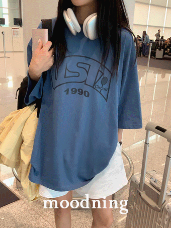 [MADE] USTA 오버핏 반팔 티셔츠 (blue 착장 추가)